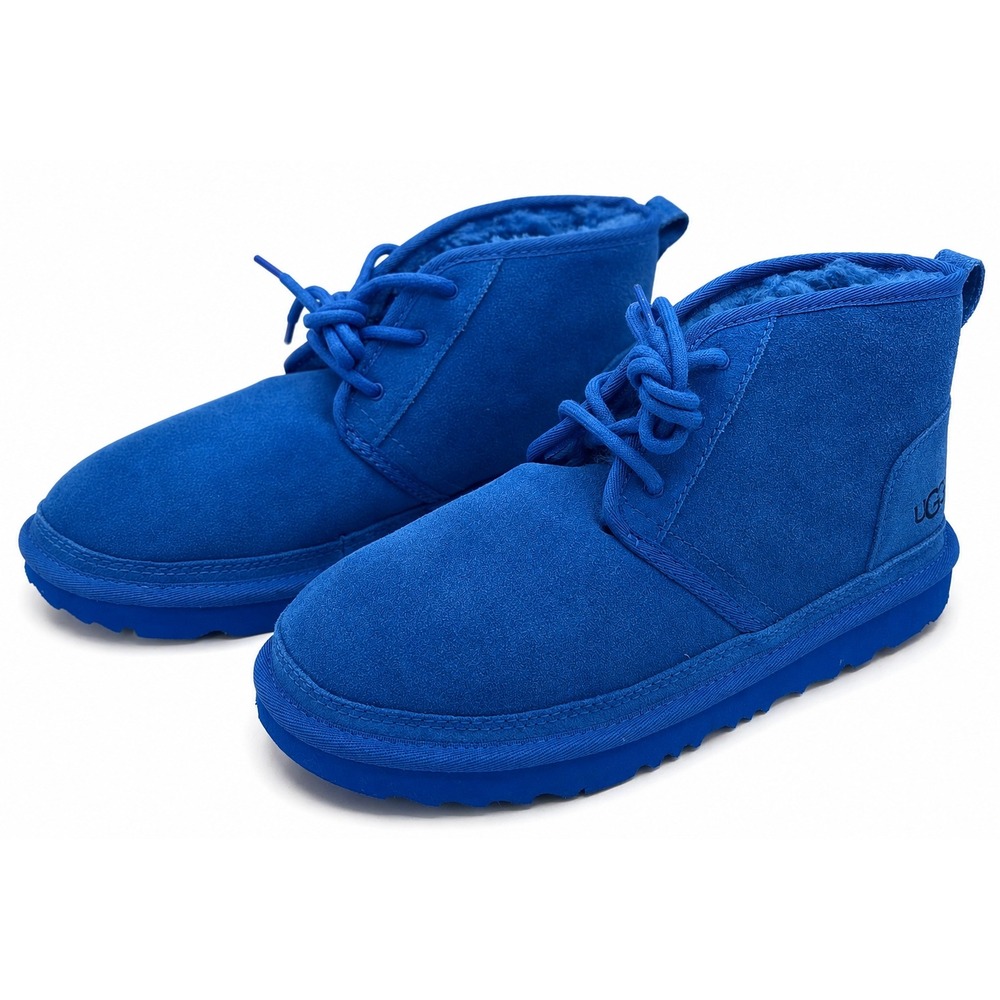 UGG Neumel II Big Kids 6 Women's 7.5 Dive Blue Suede Chukka Ankle Boots 1017320K